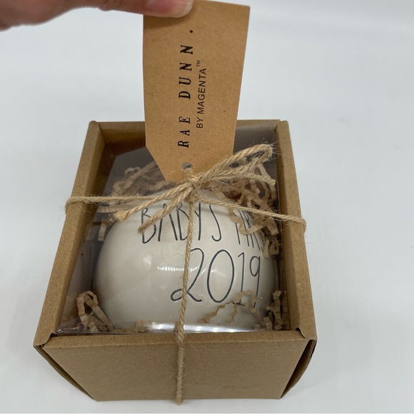 Rae Dunn Baby’s First Christmas 2019 Ornament - Picture 2 of 3